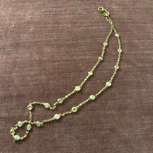14k Diamond necklace Natural Mined Diamonds with Many Stones.